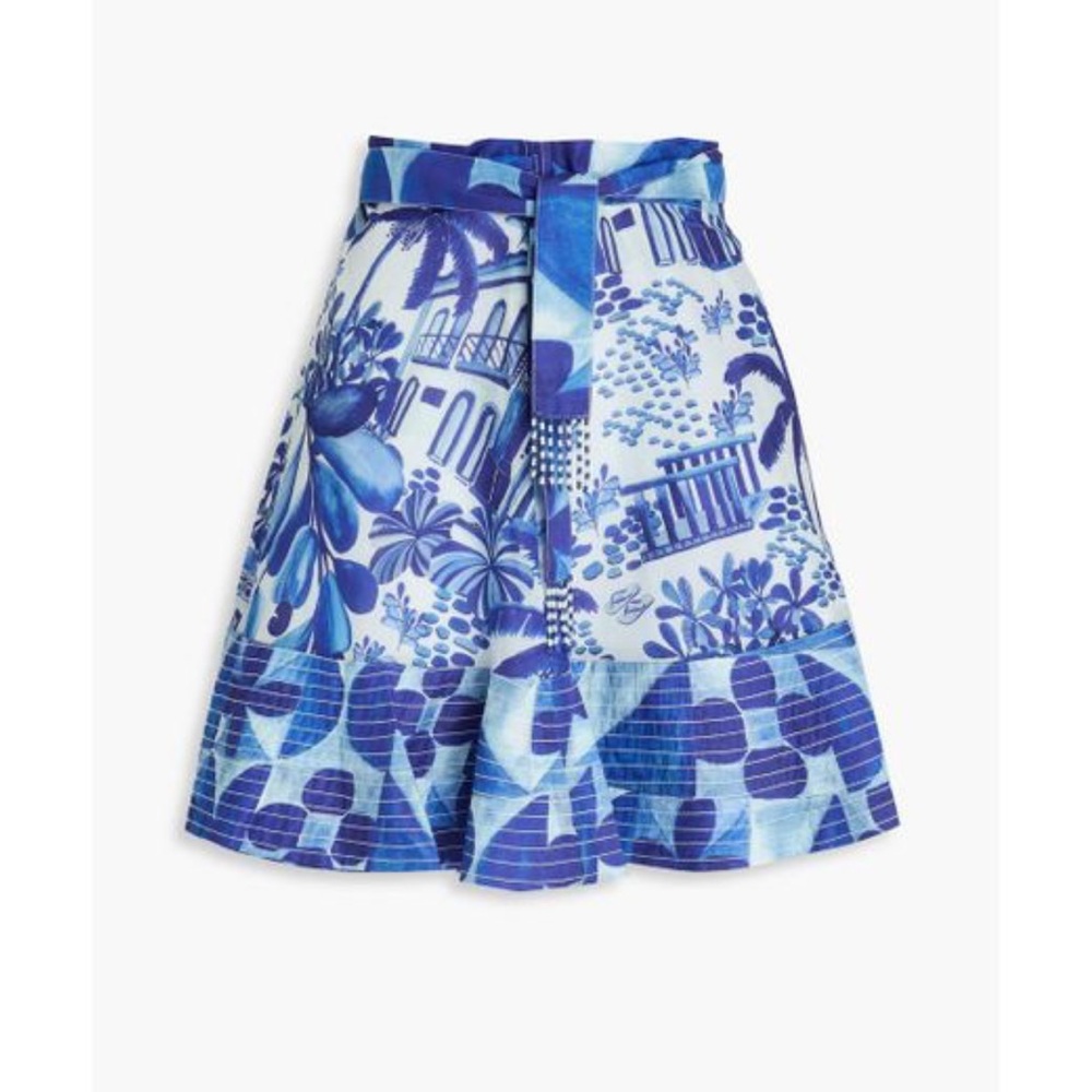 New Farm Rio printed flower wrap skirt - Picture 3 of 5